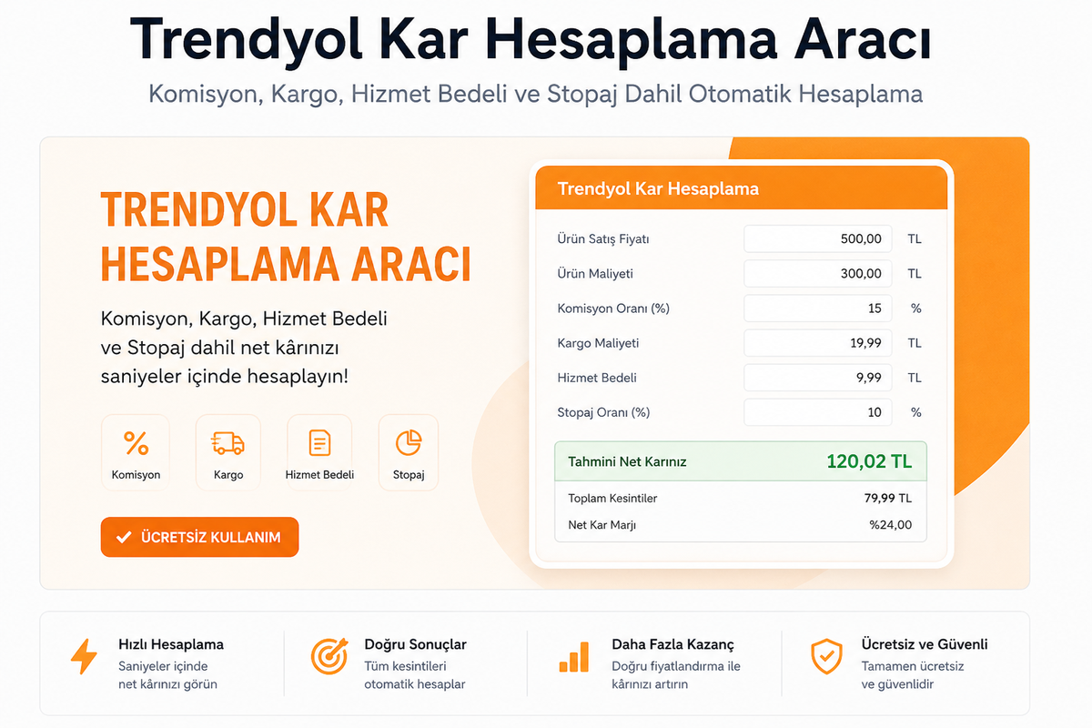 Trendyol Ne Satılır Kârlı Ürünler ve Komisyon Oranları